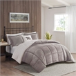 Woolrich Alton 4-Piece Fabric Full/Queen Down Alternative Comforter Set in Gray