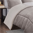 Woolrich Alton 4-Piece Fabric Full/Queen Down Alternative Comforter Set in Gray