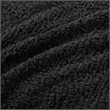 Woolrich Burlington Contemporary Solid Berber Fabric Full/Queen Blanket in Black