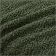 Woolrich Burlington Contemporary Solid Berber Fabric King Blanket in Green