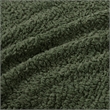 Woolrich Burlington Contemporary Solid Berber Fabric Full/Queen Blanket in Green