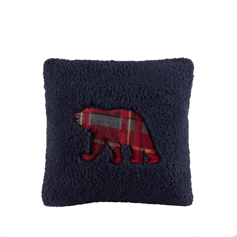 Woolrich Alton 4-Piece Fabric Full/Queen Down Alternative Comforter Set in Red