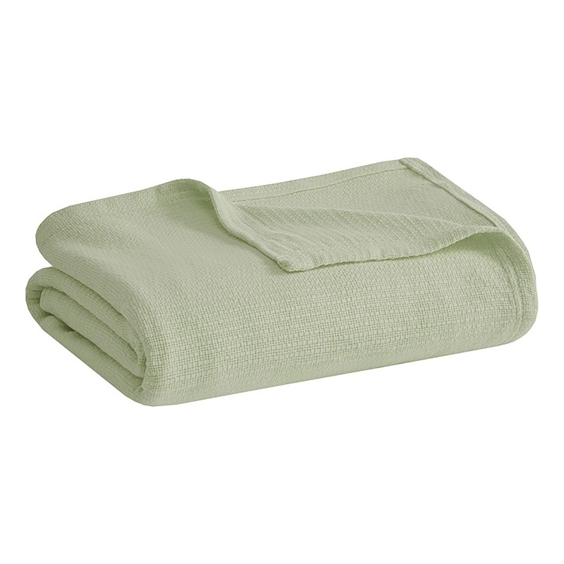 Madison Park Freshspun Contemporary Lightweight Cotton Full/Queen Blanket - Mint