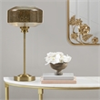 INK+IVY Lumivive Modern Mercury Glass/Iron Table Lamp in Gold