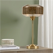 INK+IVY Lumivive Modern Mercury Glass/Iron Table Lamp in Gold