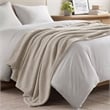 Beautyrest Dream Soft Faux Feathersoft Fabric Blanket in Taupe