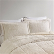 Intelligent Design Brielle 3-Pc Fabric Full/Queen Comforter Mini Set in Ivory