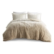 Intelligent Design Brielle 3-Pc Fabric Full/Queen Comforter Mini Set in Ivory