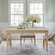 Martha Stewart Bella Farmhouse Solid Wood Parsons Dining Table in Natural