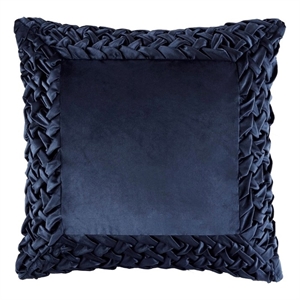 Olliix Croscill Classics Galleria 26x26&quot Euro Sham Polyester in Navy