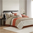 Olliix Madison Park Jenson Cal King Comforter Set Polyester in Spice