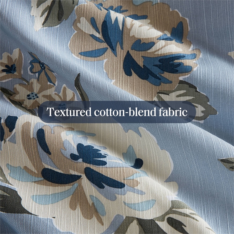 Olliix Madison Park Salara Cal King Comforter Set Cotton in Blue