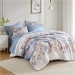 Olliix Madison Park Essentials Luna Cal King Comforter Set Polyester in Blue