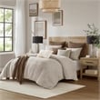 Olliix Madison Park Signature Chapman Queen Comforter Set in Nuetual Ivory