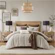 Olliix Madison Park Signature Chapman Queen Comforter Set in Nuetual Ivory
