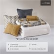 Olliix Madison Park Signature Cirque Queen Comforter Set Cotton in Gold
