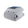 Olliix Madison Park Signature Essence Queen Comforter Set Cotton in Blue