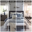 Olliix Madison Park Signature Essence Queen Comforter Set Cotton in Blue