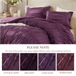 Olliix 510 Design Mia Queen Comforter Set Microfiber in Purple