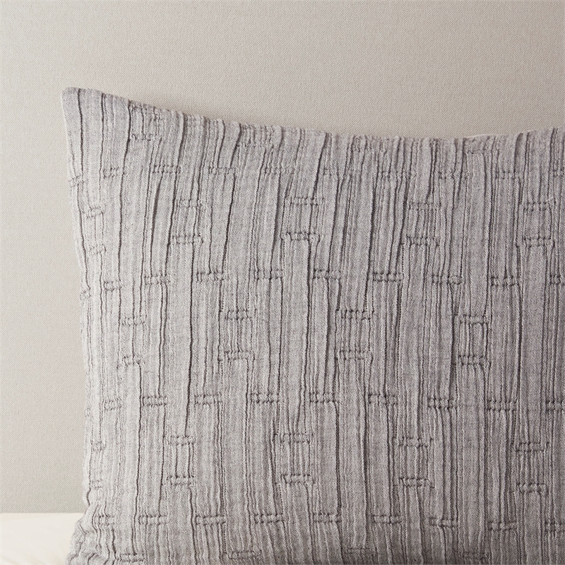Olliix Chapel Hill Arlo King/Cal King Comforter Mini Set Cotton in Charcoal