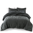 Olliix Intelligent Design Mira Full/Queen Comforter Mini Set in Charcoal