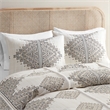 Olliix Madison Park Ibiza King/Cal King Comforter Set Polyester in Black/Ivory