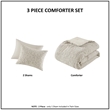 Olliix Chapel Hill Harper Full/Queen Comforter Mini Set Cotton in Natural