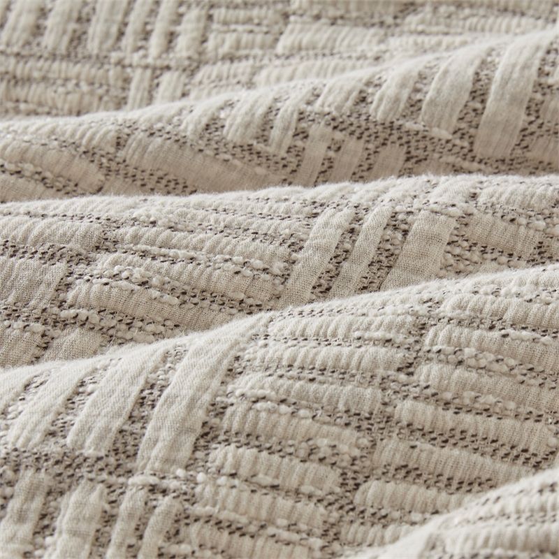 Olliix Chapel Hill Harper Full/Queen Comforter Mini Set Cotton in Natural