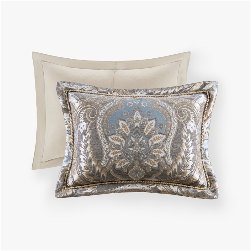Olliix Croscill Classics Julius Cal King Comforter Set Polyester in Blue/Grey