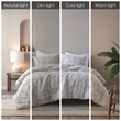 Olliix INK+IVY Cairo King/Cal King Comforter Mini Set Cotton in Ivory