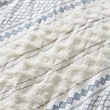 Olliix INK+IVY Imani King/Cal King Comforter Mini Set Cotton in White/Navy