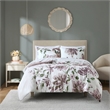 Olliix Madison Park Essentials Alice Queen Comforter Set Polyester in Mauve