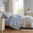 Olliix Madison Park Essentials Heather Cal King Comforter Set in Beige/Blue
