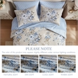 Olliix Madison Park Essentials Heather Cal King Comforter Set in Beige/Blue