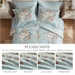 Olliix Madison Park Essentials Heather Cal King Comforter Set in Soft Blue