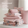 Olliix Madison Park Essentials Heather Cal King Comforter Set Polyester in Pink
