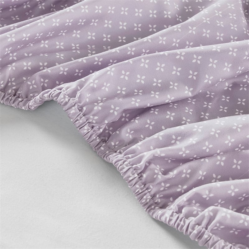Olliix Madison Park Essentials Luna Cal King Comforter Set Polyester in Taupe