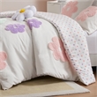 Olliix Intelligent Design Kids Gracie Full/Queen Comforter Set in White/Purple