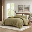 Olliix Woolrich Lyon King/Cal King Comforter Mini Set Cotton in Green