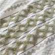 Olliix INK+IVY Imani Full/Queen Comforter Mini Set Cotton in Sage/Ivory