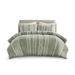 Olliix INK+IVY Shay Full/Queen Comforter Mini Set Cotton in Sage