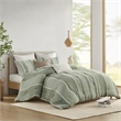 Olliix INK+IVY Shay King/Cal King Comforter Mini Set Cotton in Sage