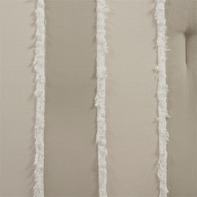 Olliix INK+IVY Shay Full/Queen Comforter Mini Set Cotton in Taupe