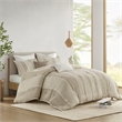 Olliix INK+IVY Shay Full/Queen Comforter Mini Set Cotton in Taupe
