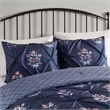 Olliix Madison Park Marfa Full/Queen Comforter Set Polyester in Navy
