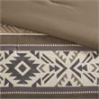 Olliix Madison Park Mariposa Full/Queen Comforter Set Polyester in Brown