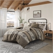 Olliix Madison Park Mariposa Full/Queen Comforter Set Polyester in Brown