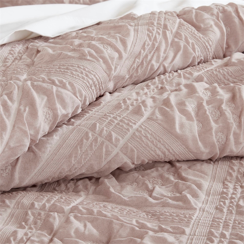 Olliix Madison Park Mona Full/Queen Comforter Set Polyester in Pink