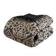 Olliix Madison Park Odette Queen Comforter Set Polyester in Black