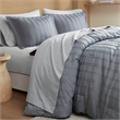 Olliix Super Listing Logan Cal King Comforter Set Polyester in Blue/Grey